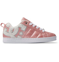 Court Graffik SE Shoes - Pink With Silver | DC Shoes