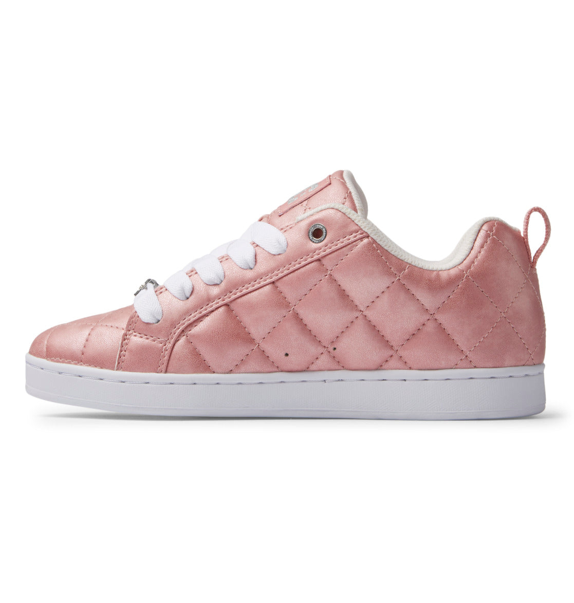 Court Graffik SE Shoes - Pink With Silver | DC Shoes