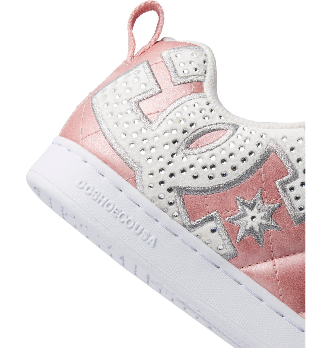 Court Graffik SE Shoes - Pink With Silver | DC Shoes