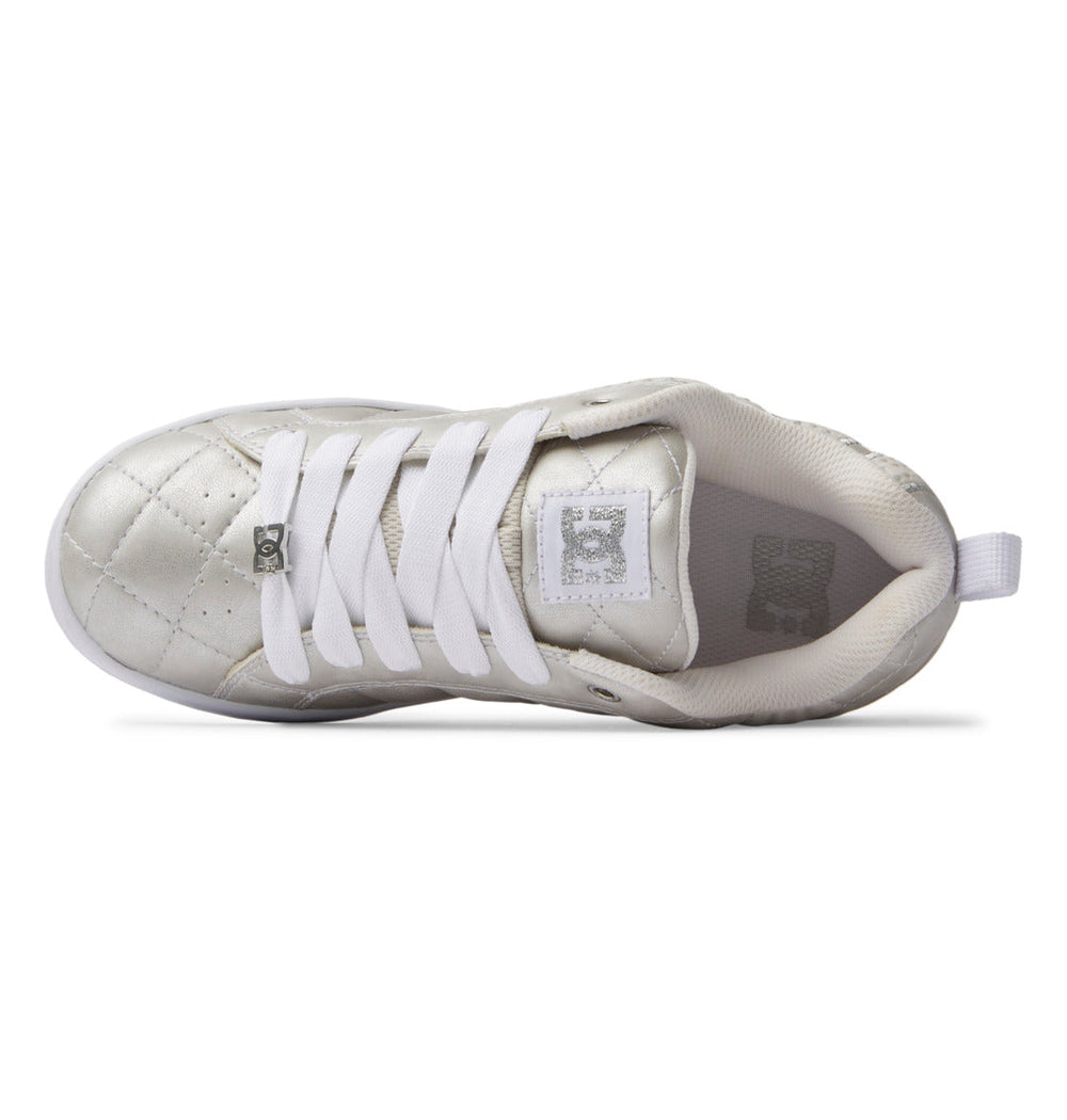Court Graffik SE Shoes - White/Rainbow Sparkle | DC Shoes