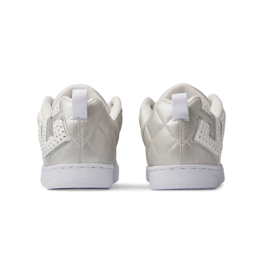 Court Graffik SE Shoes - White/Rainbow Sparkle | DC Shoes