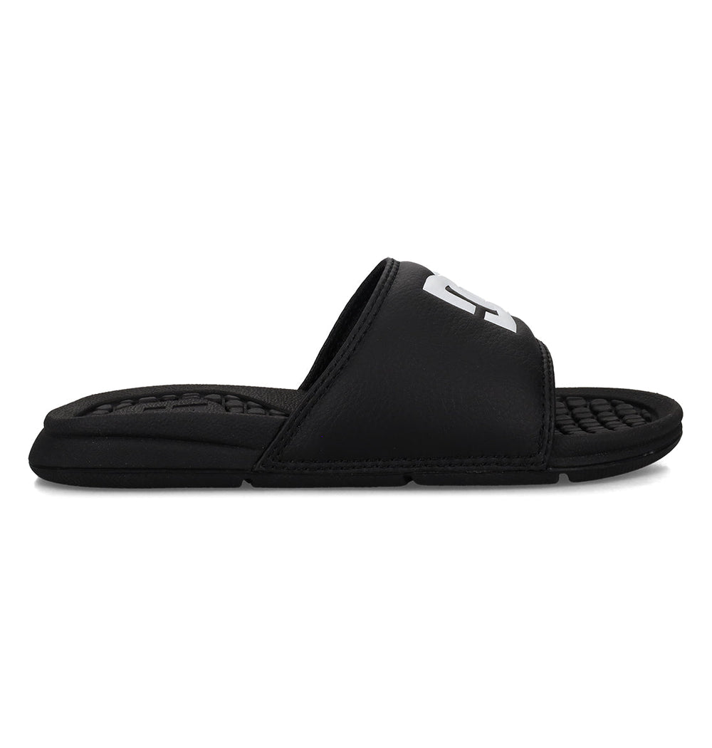 Bolsa Slides - Black/White | DC Shoes