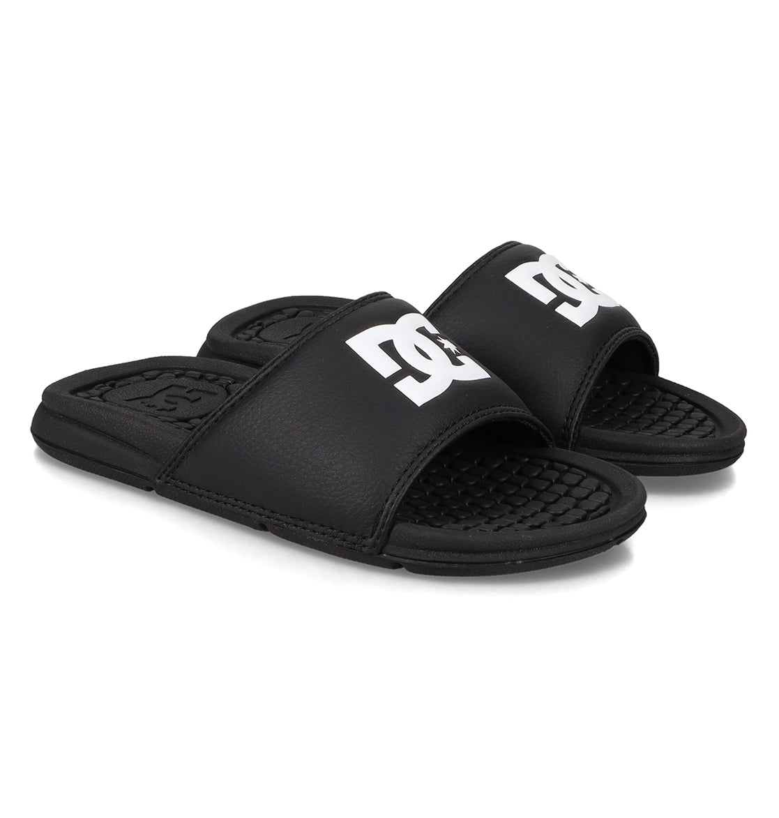 Bolsa Slides - Black/White | DC Shoes