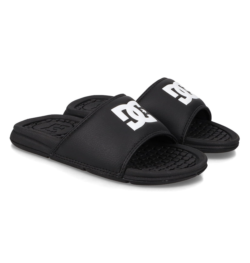 Bolsa Slides - Black/White | DC Shoes