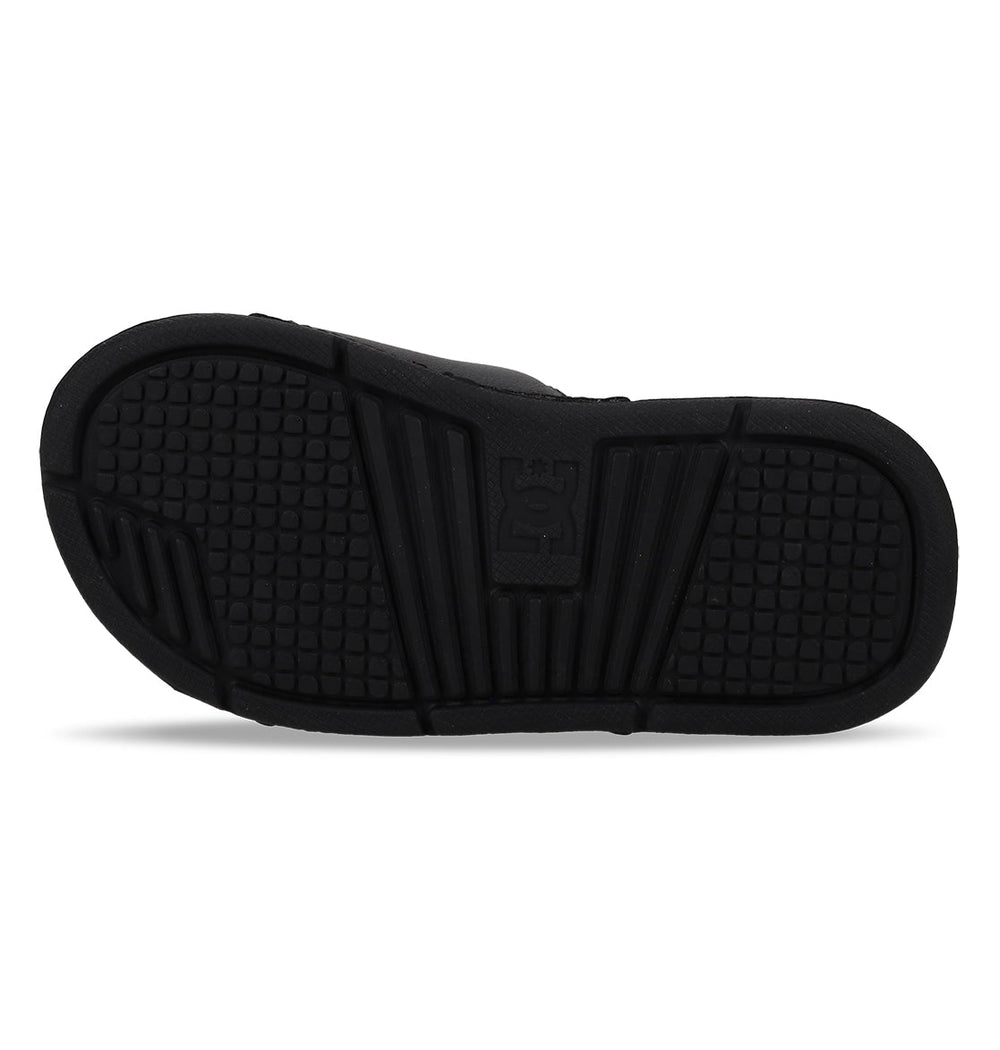 Bolsa Slides - Black/White | DC Shoes