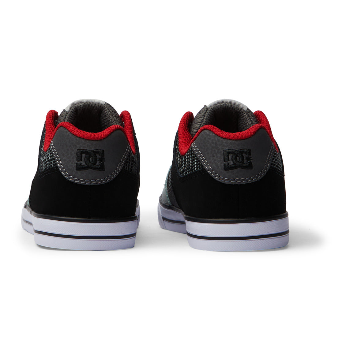 Pure Elastic Lace Shoes - Red/Heather Grey | DC Shoes