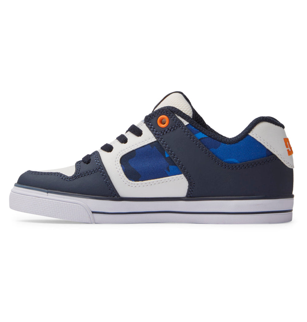 Pure Elastic Lace Shoes - Shady Blue/Orange | DC Shoes