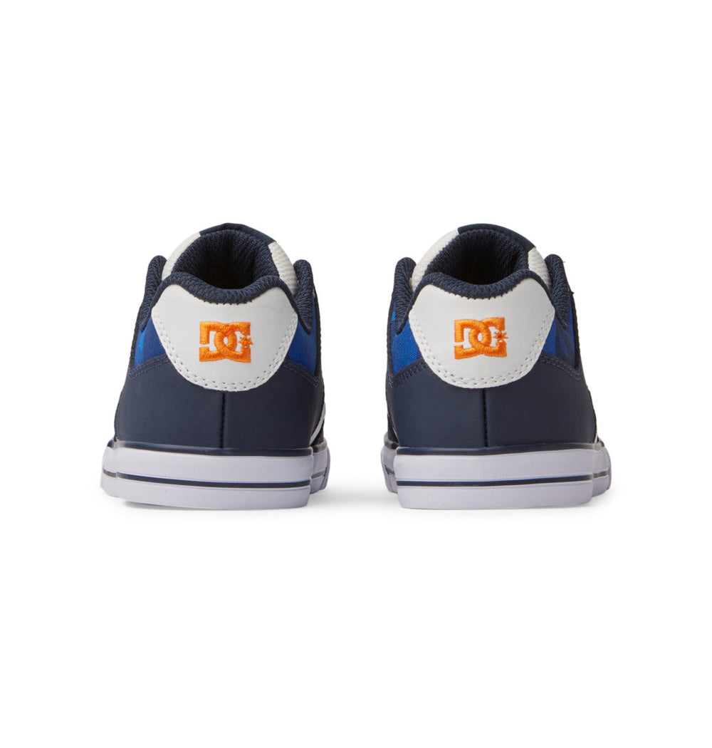 Pure Elastic Lace Shoes - Shady Blue/Orange | DC Shoes