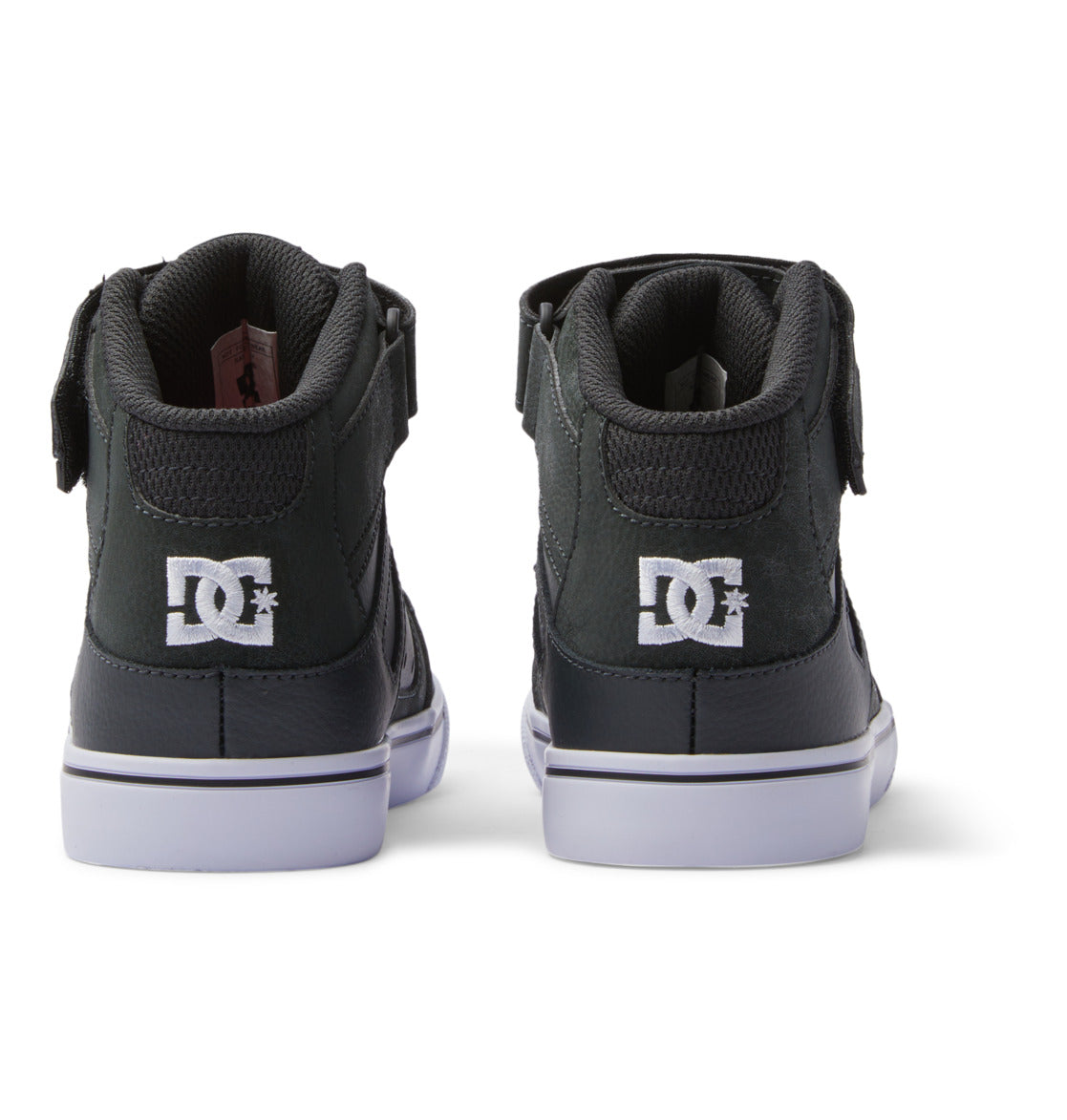 Pure High Elastic Lace High-Top Shoes - Anthracite/Black | DC Shoes