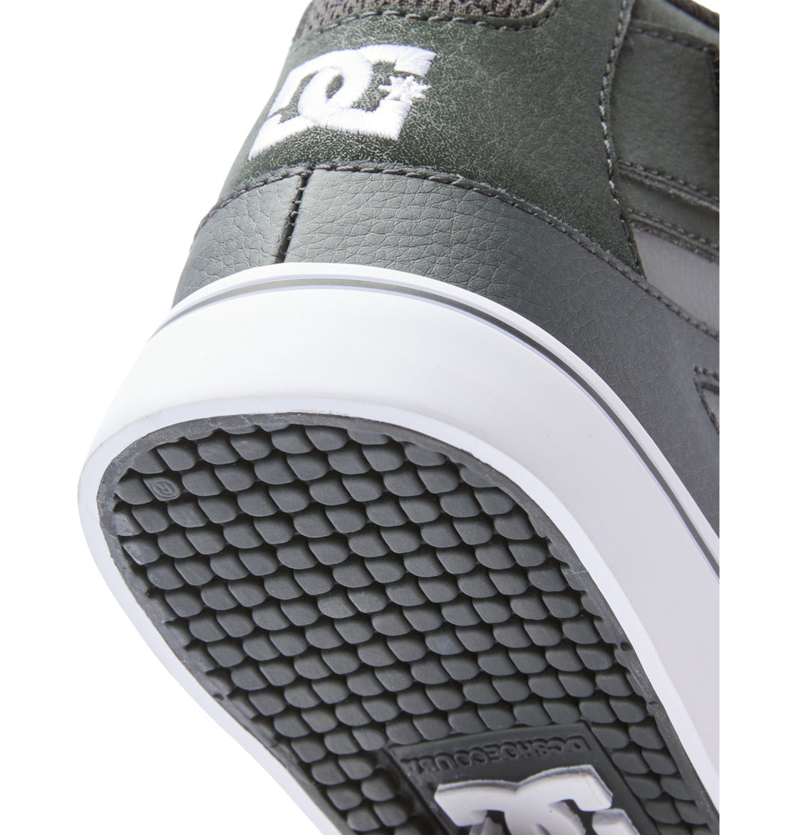 Pure High Elastic Lace High-Top Shoes - Anthracite/Black | DC Shoes
