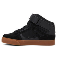 Pure High Elastic Lace High-Top Shoes - Black/Gum | DC Shoes