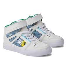 Pure High Elastic Lace High-Top Shoes - Heather Dark Denim | DC Shoes