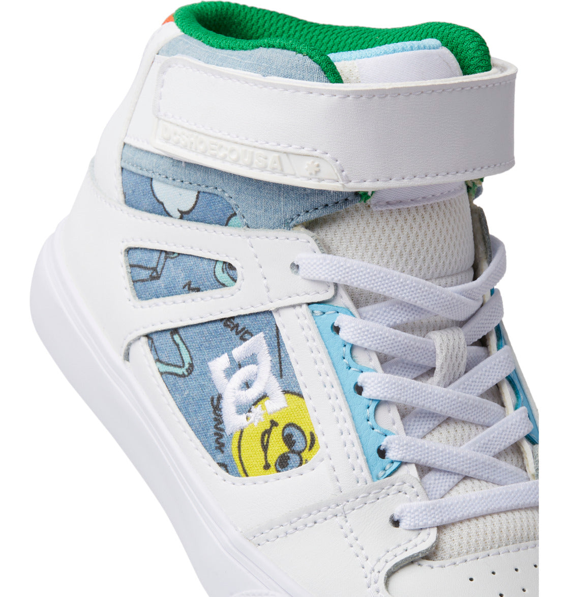 Pure High Elastic Lace High-Top Shoes - Heather Dark Denim | DC Shoes