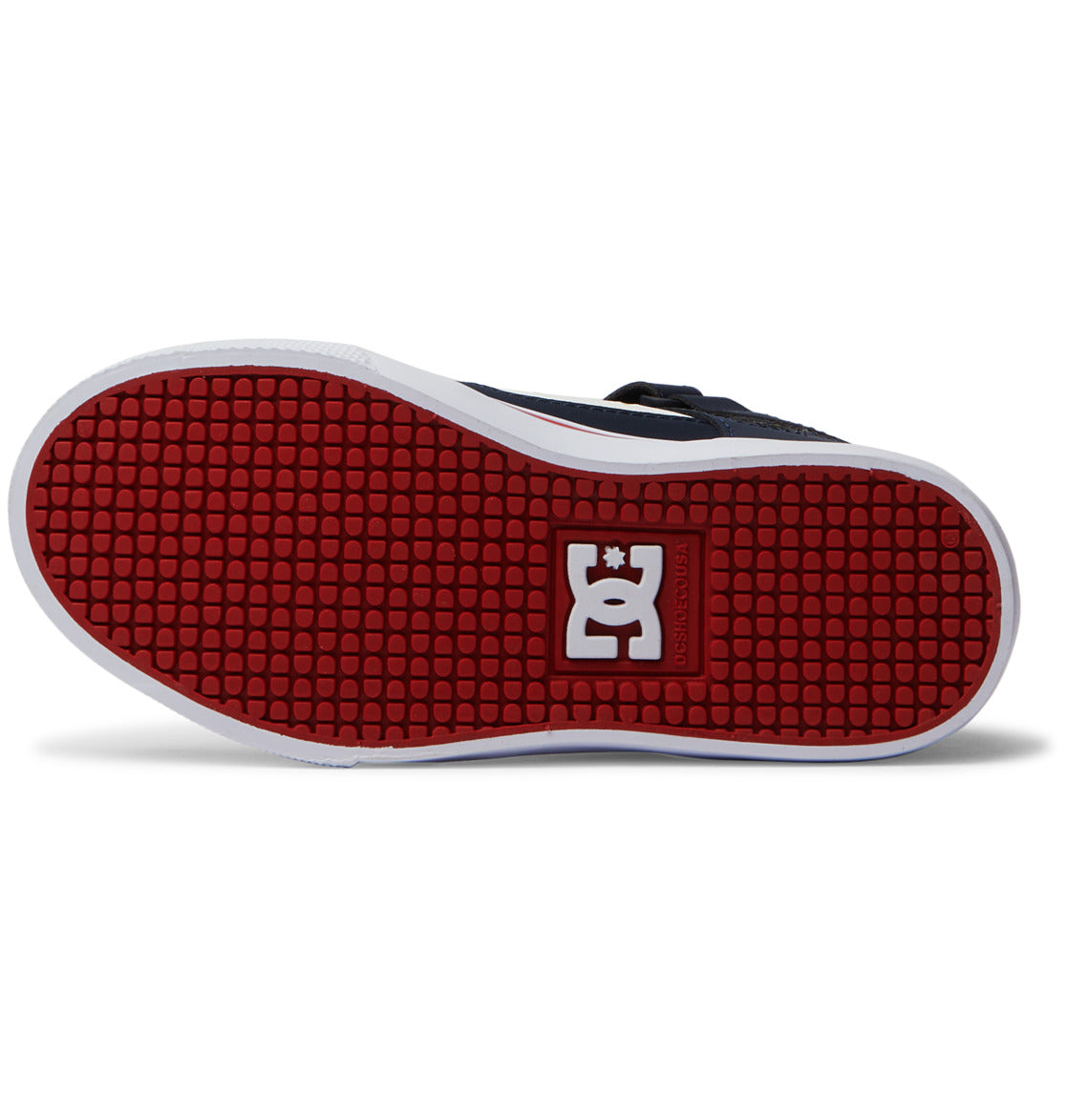 Pure High Elastic Lace High-Top Shoes - Dc Navy/Ath Red | DC Shoes