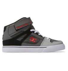 Pure High Elastic Lace High-Top Shoes - Red/Heather Grey | DC Shoes