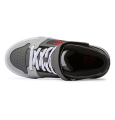 Pure High Elastic Lace High-Top Shoes - Red/Heather Grey | DC Shoes