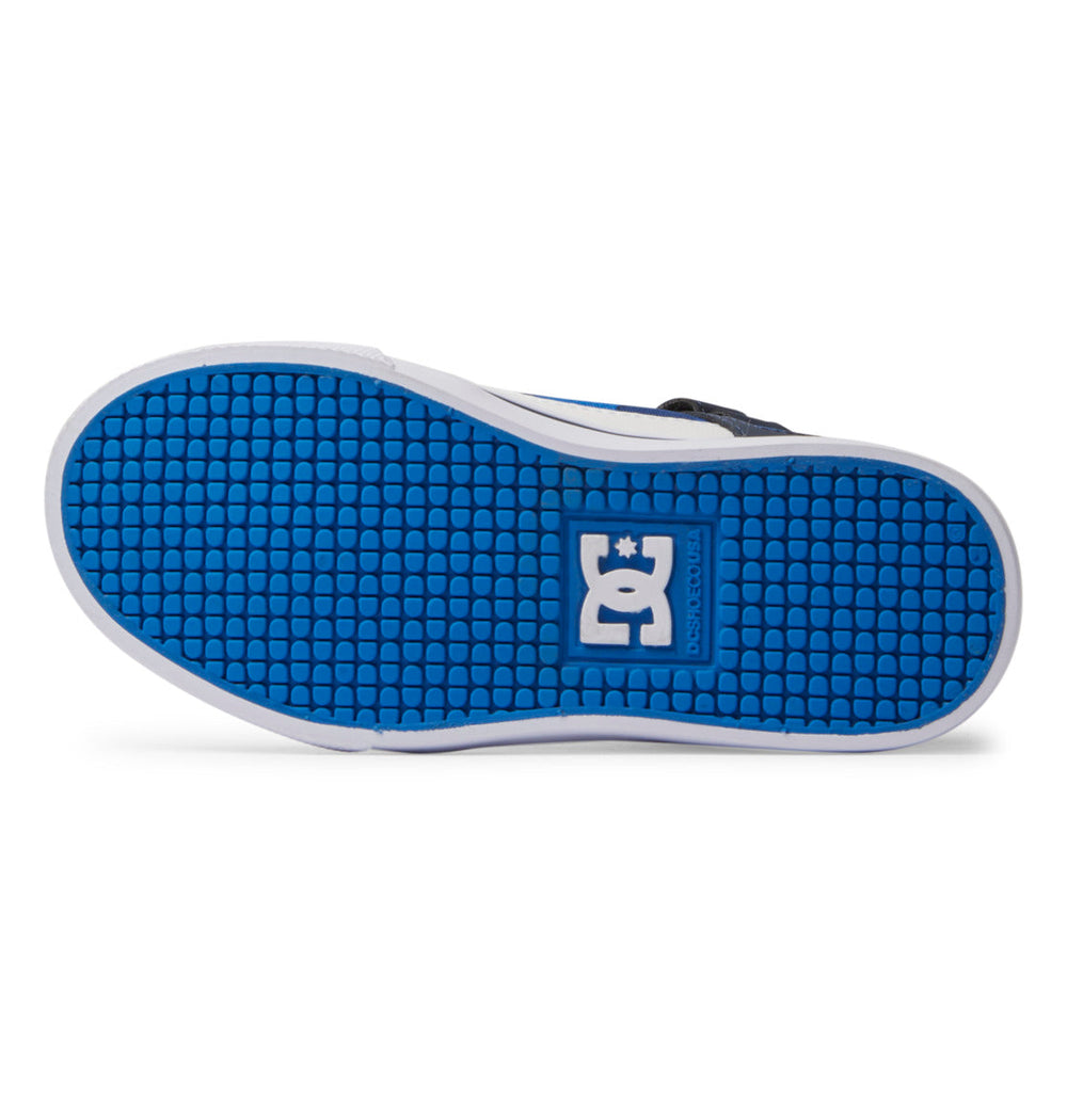 Pure High Elastic Lace High-Top Shoes - Shady Blue/Orange | DC Shoes