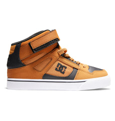 Pure High Elastic Lace High-Top Shoes - Wheat/Black | DC Shoes