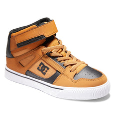Pure High Elastic Lace High-Top Shoes - Wheat/Black | DC Shoes