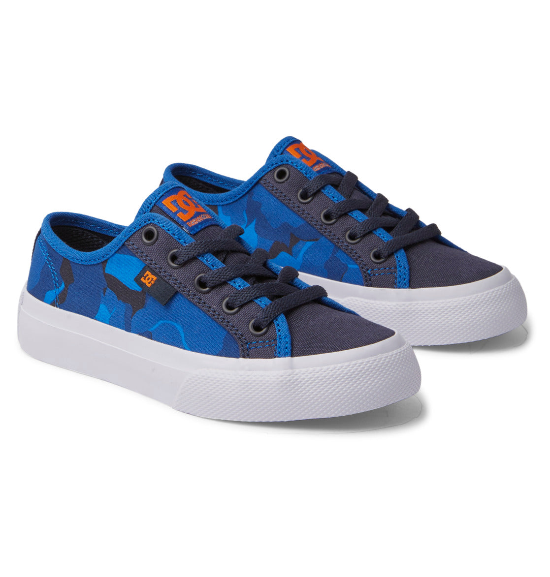 Manual Shoes - Shady Blue/Orange | DC Shoes