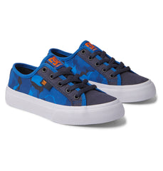 Manual Shoes - Shady Blue/Orange | DC Shoes