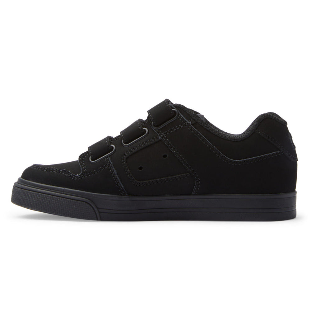 Pure Velcro Shoes - Black/Black/Black | DC Shoes