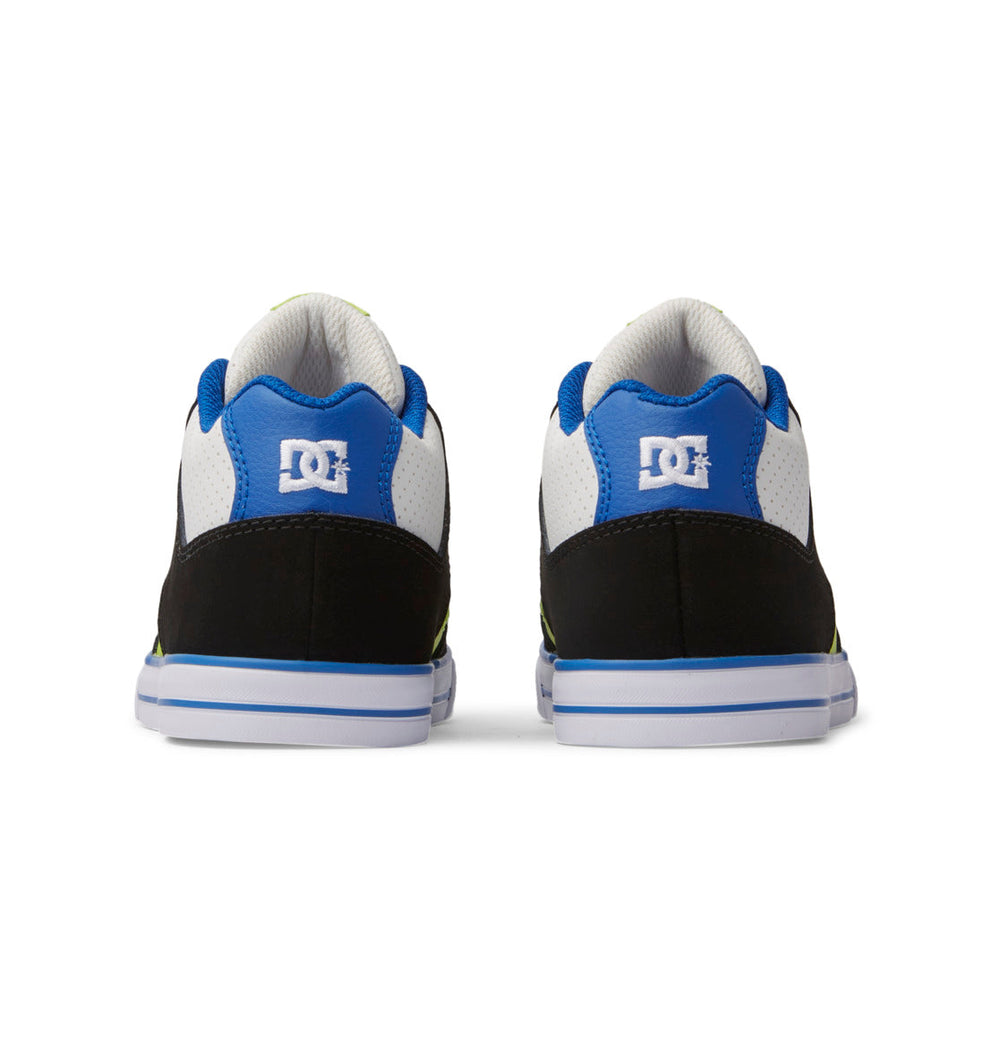 Pure MID Mid-Top Shoes - Black/Blue/Green | DC Shoes