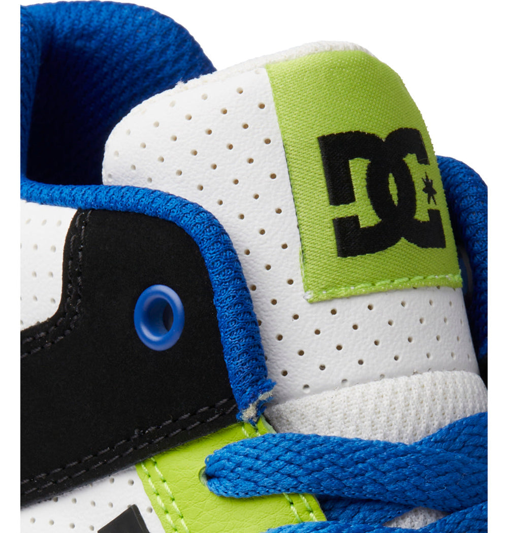 Pure MID Mid-Top Shoes - Black/Blue/Green | DC Shoes