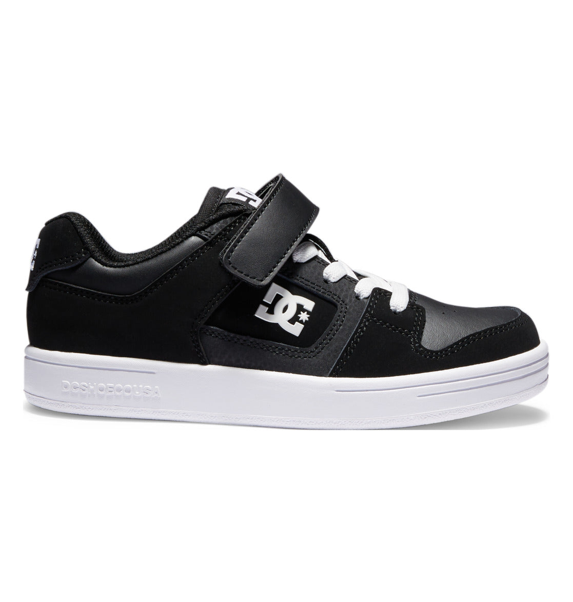 Manteca 4 Elastic Lace Shoes - Black/Black/White | DC Shoes
