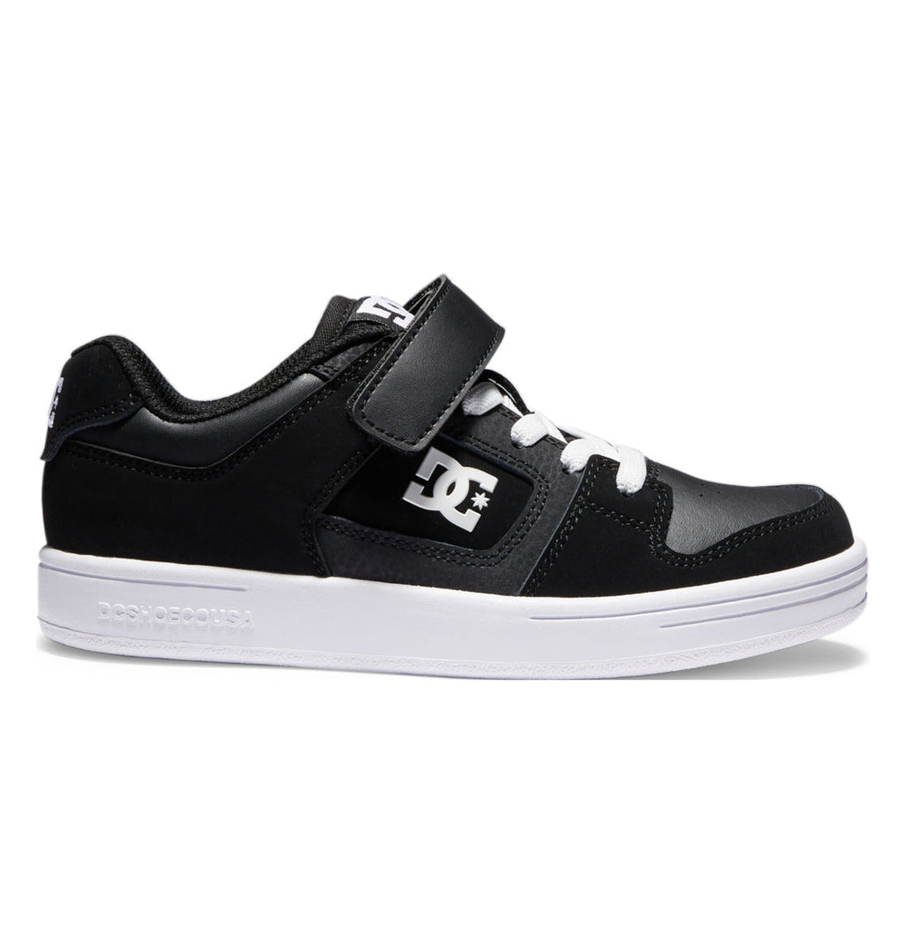 Manteca 4 Elastic Lace Shoes - Black/Black/White | DC Shoes