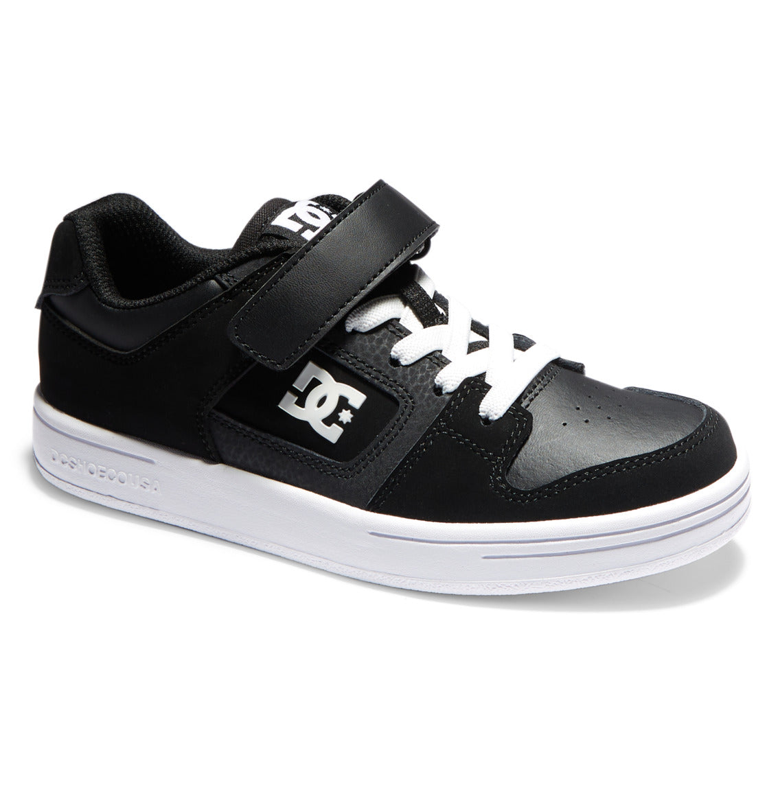 Manteca 4 Elastic Lace Shoes - Black/Black/White | DC Shoes