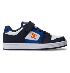 Manteca 4 Elastic Lace Shoes - Shady Blue/Orange | DC Shoes