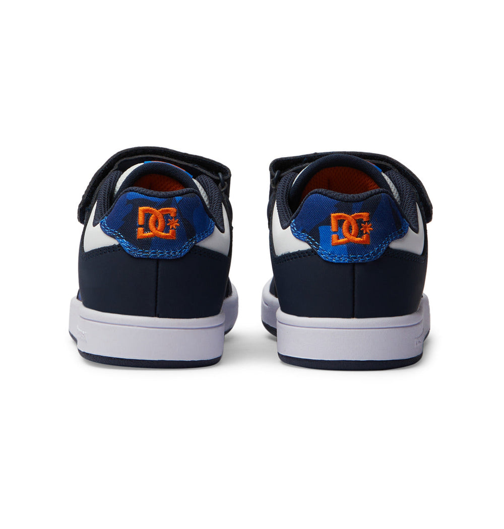Manteca 4 Elastic Lace Shoes - Shady Blue/Orange | DC Shoes