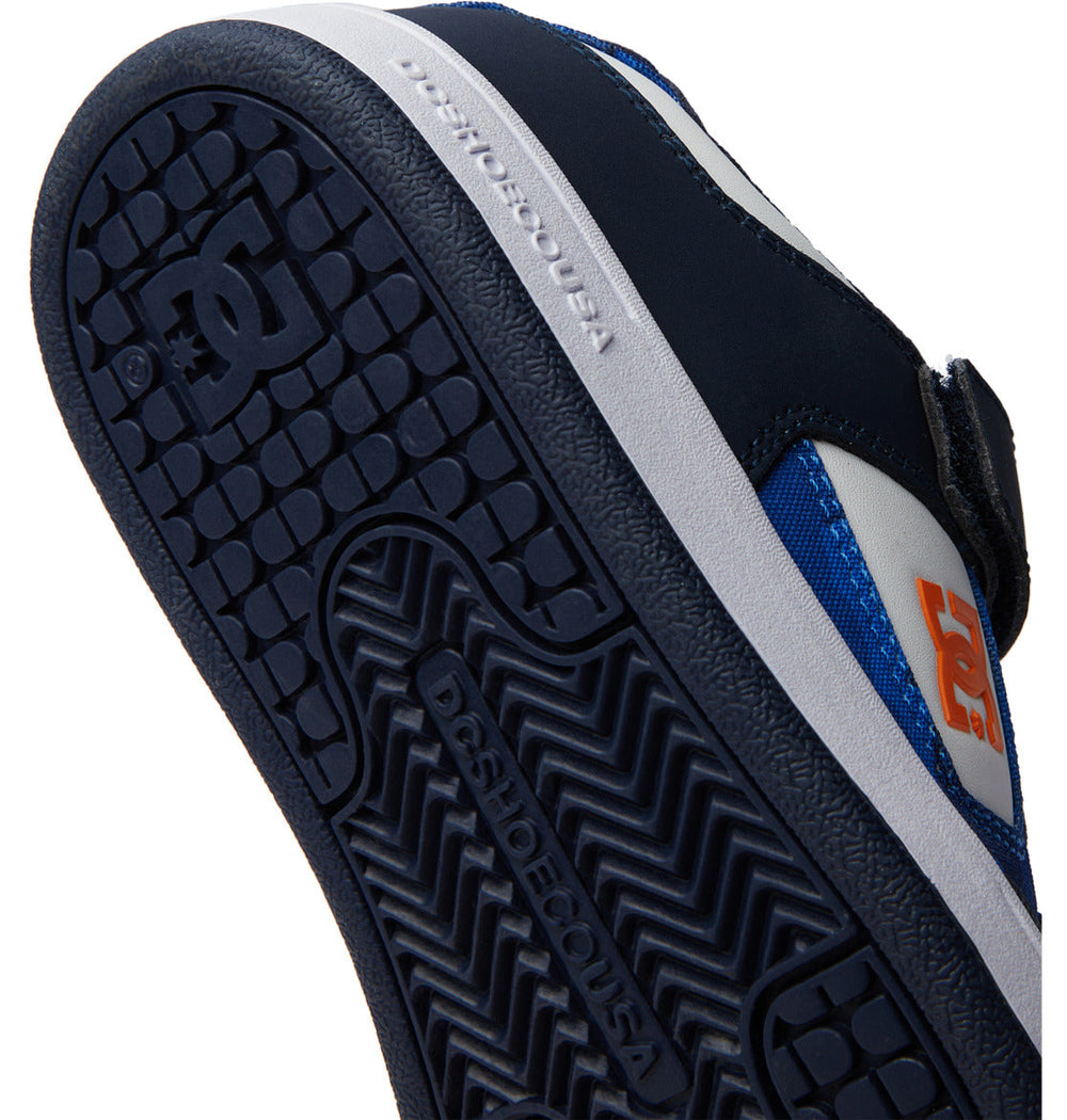 Manteca 4 Elastic Lace Shoes - Shady Blue/Orange | DC Shoes