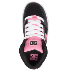 Pure High-Top Shoes - Black/Pink | DC Shoes