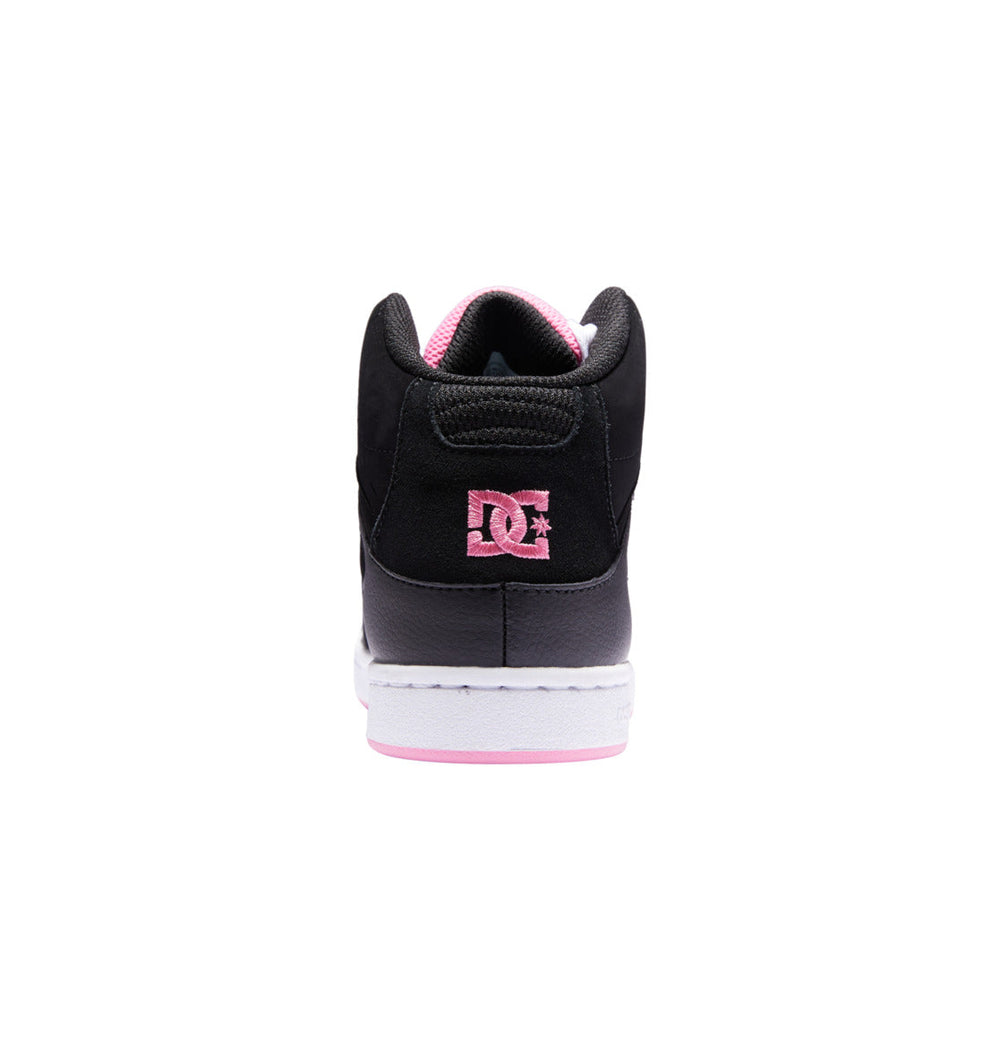 Pure High-Top Shoes - Black/Pink | DC Shoes
