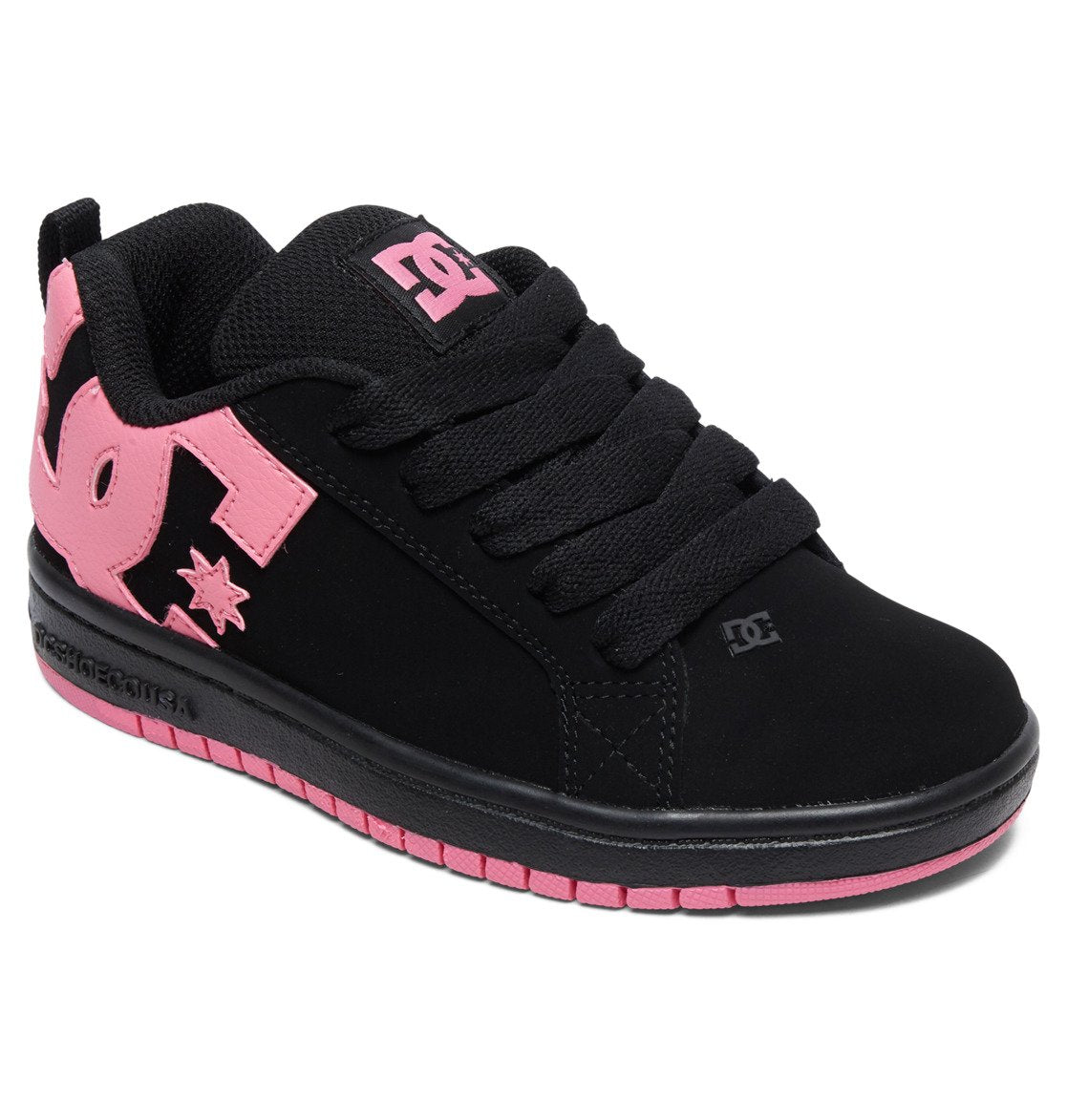 Court Graffik Shoes - Black/Pink | DC Shoes