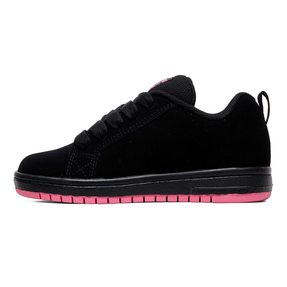 Court Graffik Shoes - Black/Pink | DC Shoes