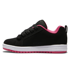 Court Graffik Shoes - Black/Pink Stencil | DC Shoes