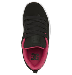 Court Graffik Shoes - Black/Pink Stencil | DC Shoes