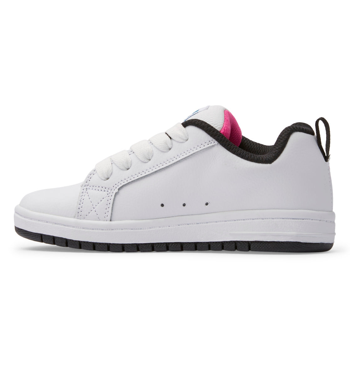 Graffiti Print Court Graffik Shoes - Bright Rose | DC Shoes