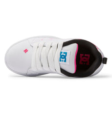Graffiti Print Court Graffik Shoes - Bright Rose | DC Shoes