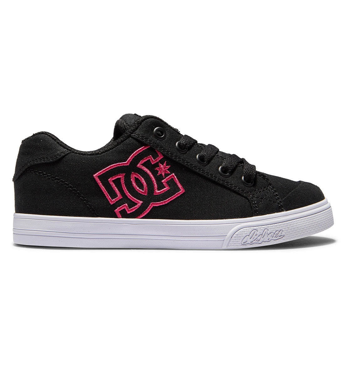 Chelsea Shoes - Black/Pink Stencil | DC Shoes