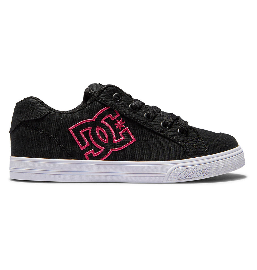 Chelsea Shoes - Black/Pink Stencil | DC Shoes
