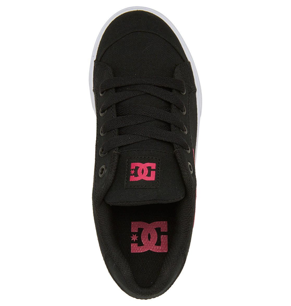Chelsea Shoes - Black/Pink Stencil | DC Shoes