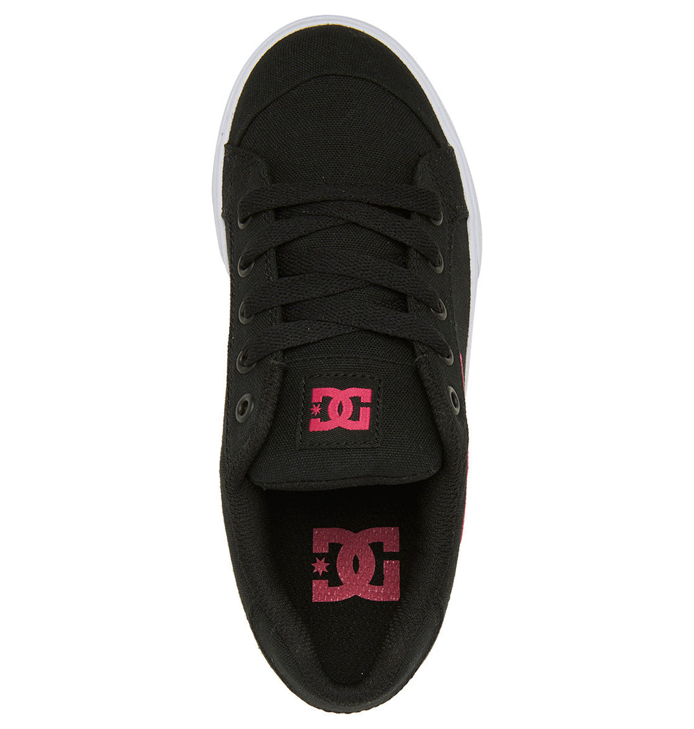 Chelsea Shoes - Black/Pink Stencil | DC Shoes