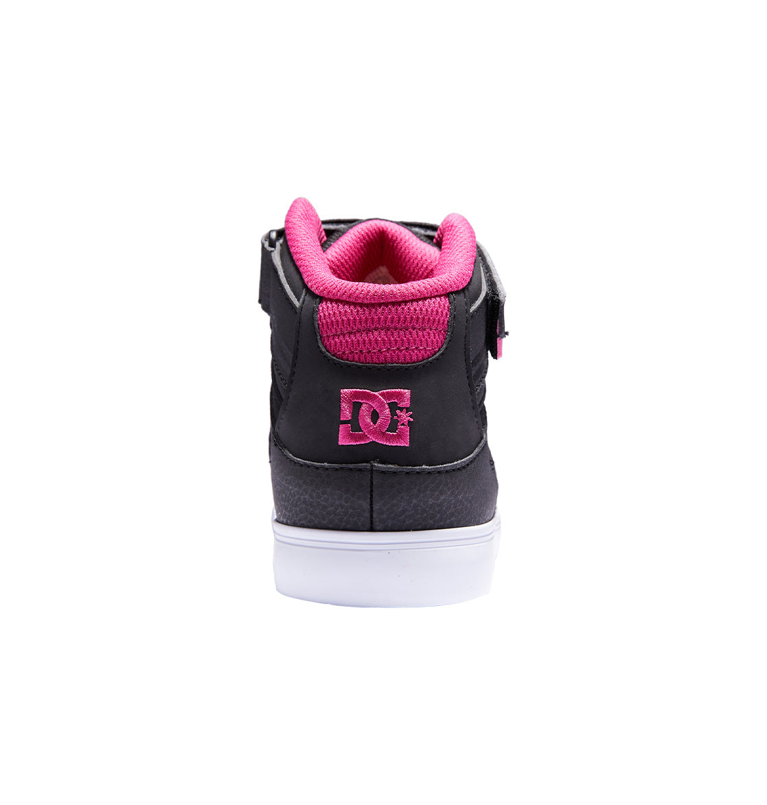 Pure High Elastic Lace High-Top Shoes - Black/Pink/Black | DC Shoes