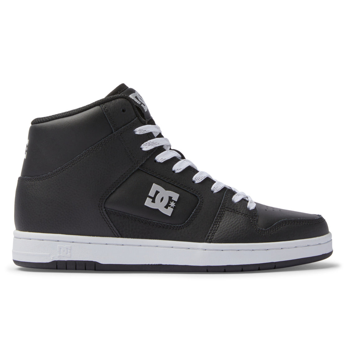 Manteca 4 Hi High-Top Shoes - Black/Silver | DC Shoes
