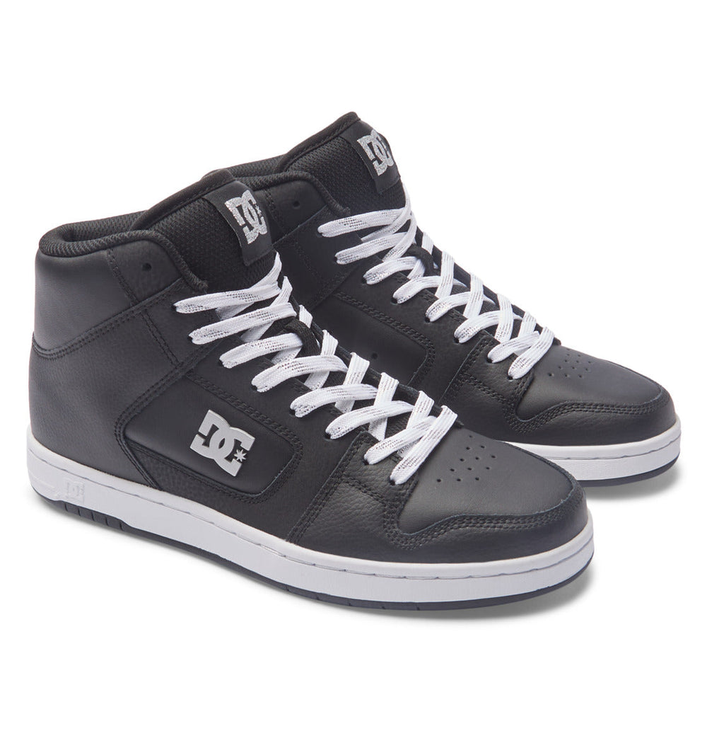 Manteca 4 Hi High-Top Shoes - Black/Silver | DC Shoes