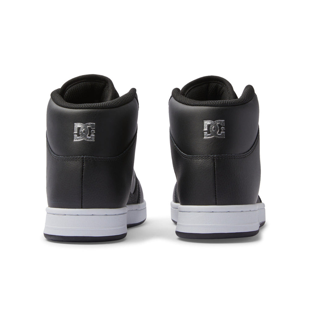 Manteca 4 Hi High-Top Shoes - Black/Silver | DC Shoes
